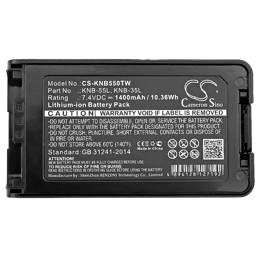 Tovejs radio batteri Kenwood NX3220