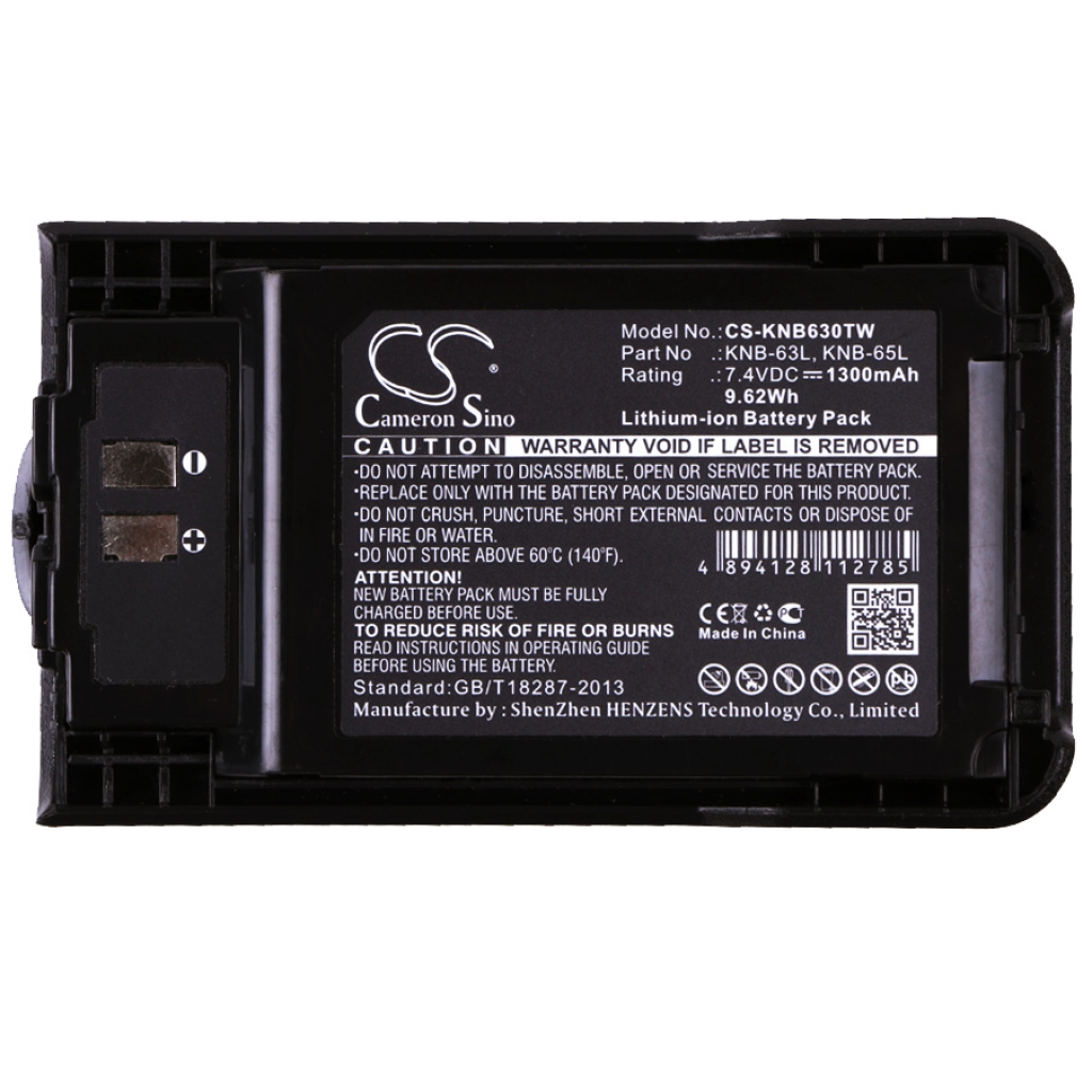 Tovejs radio batteri Kenwood CS-KNB630TW