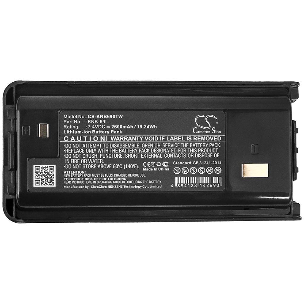 Tovejs radio batteri Kenwood NX340U16P2