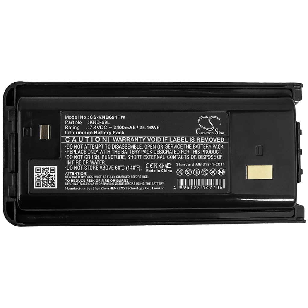 Two-Way Radio Battery Kenwood TK-3200