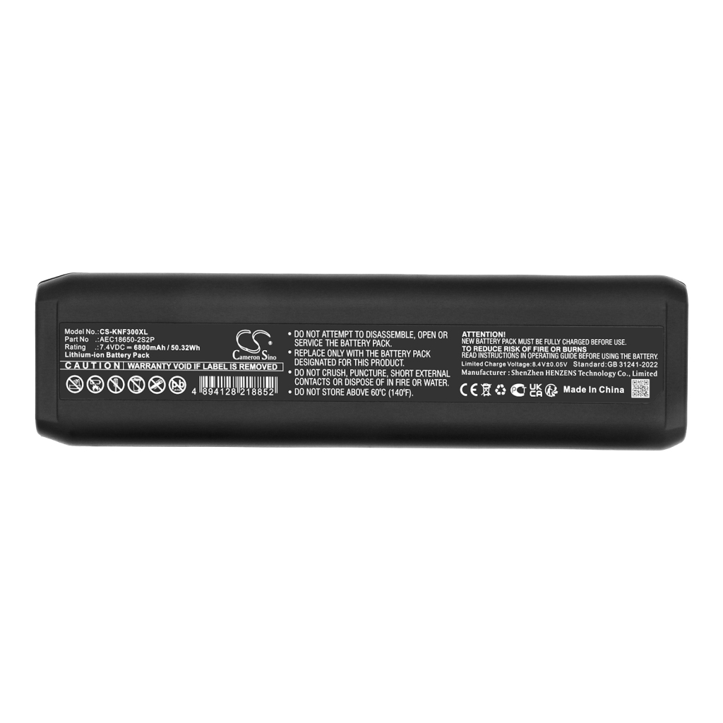 Battery Replaces AEC18650-2S2P