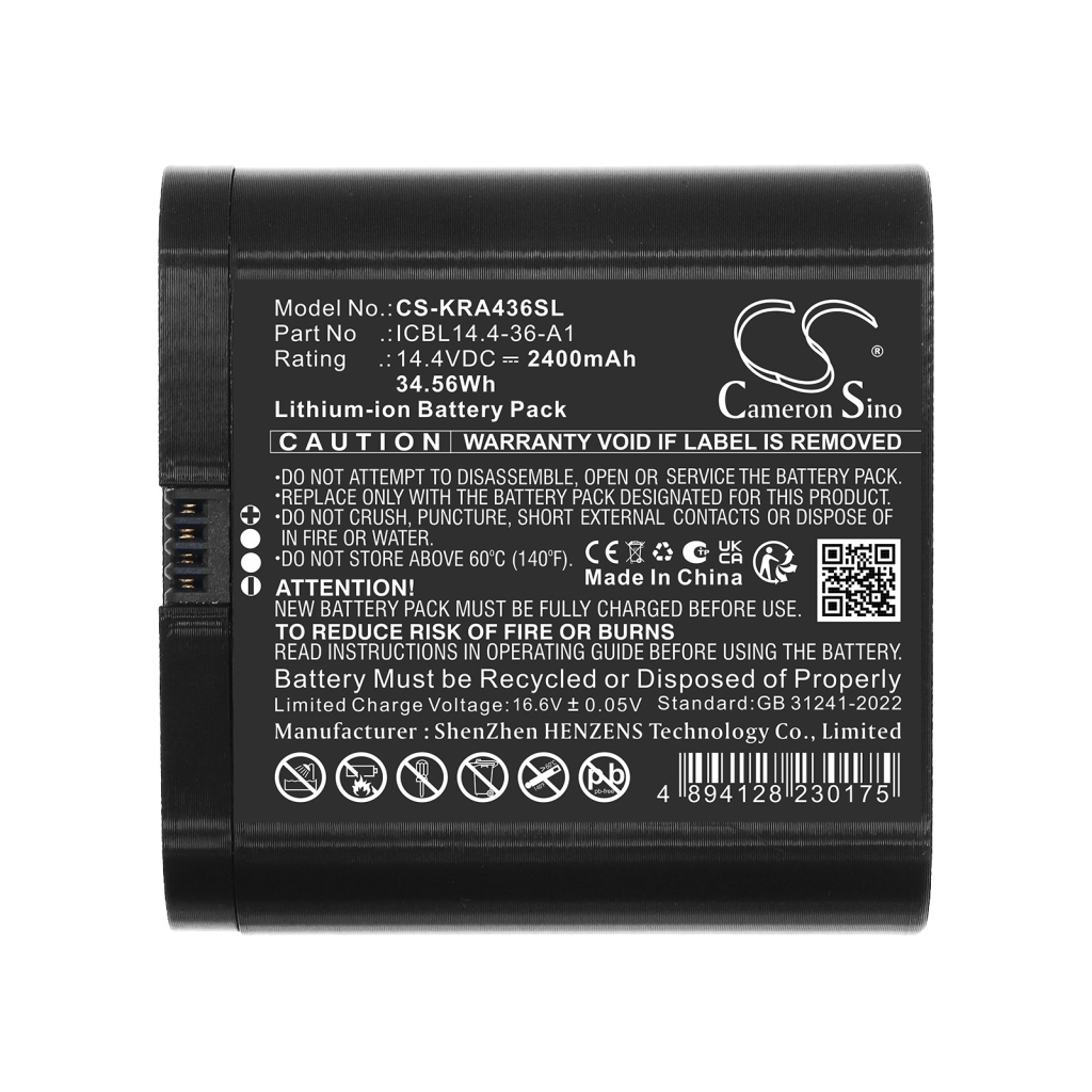 Batteri kompatibel med Ikea CS-KRA436SL