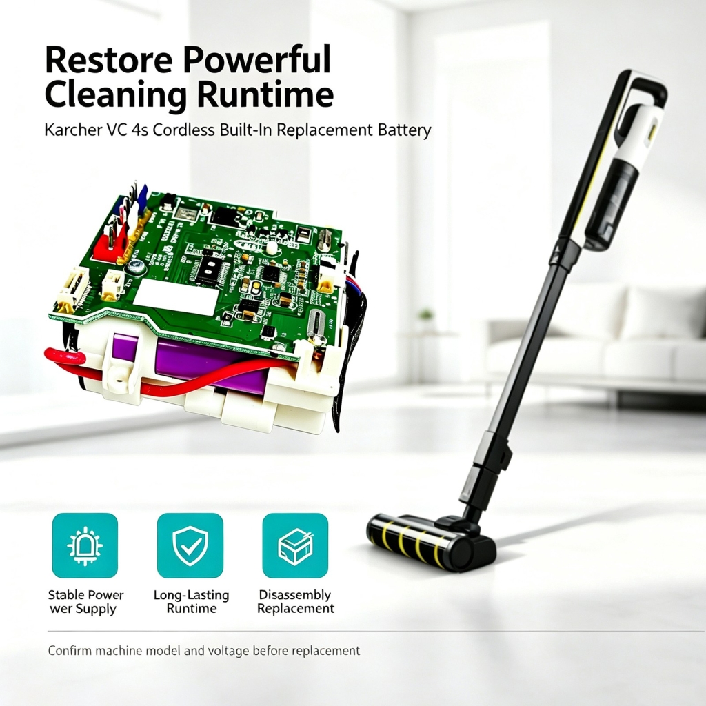 Batterier kompatibel med Karcher VC 4s Cordless CS-KRC440VX