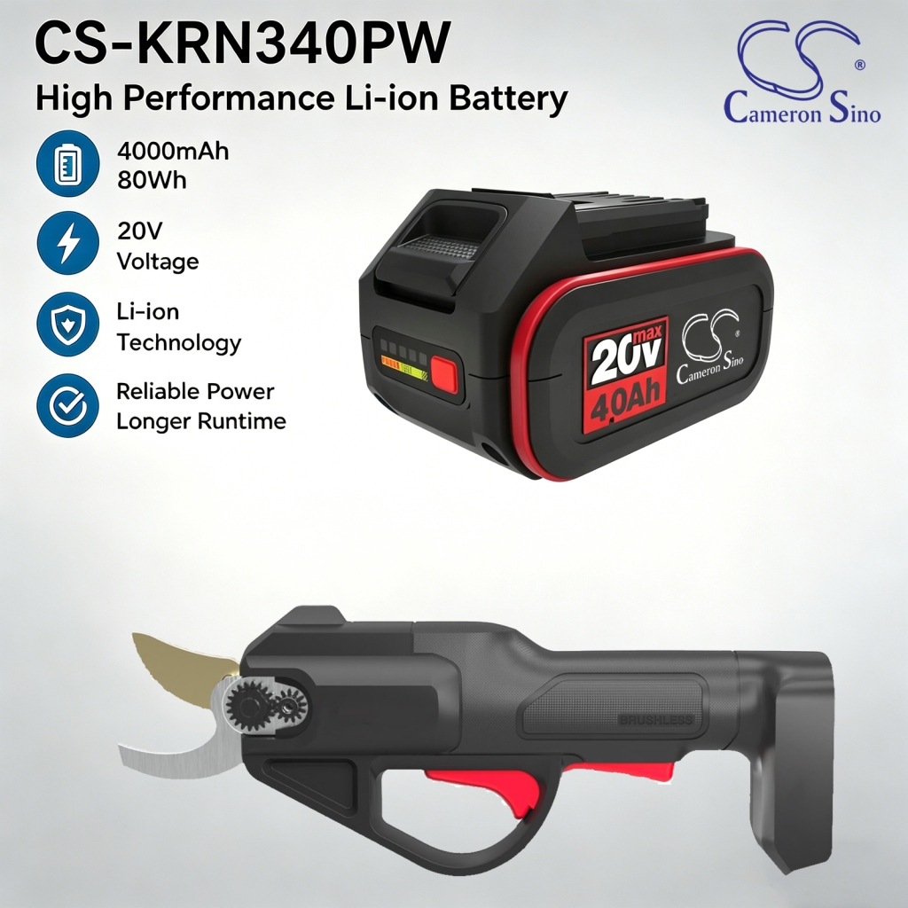 Batteri kompatibel med Kress CS-KRN340PW