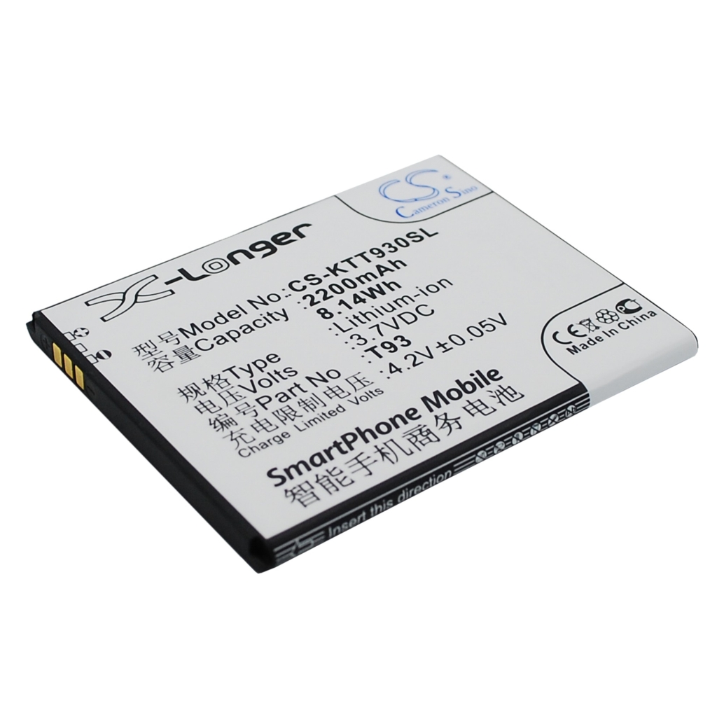 Mobiltelefonbatteri K-Touch CS-KTT930SL