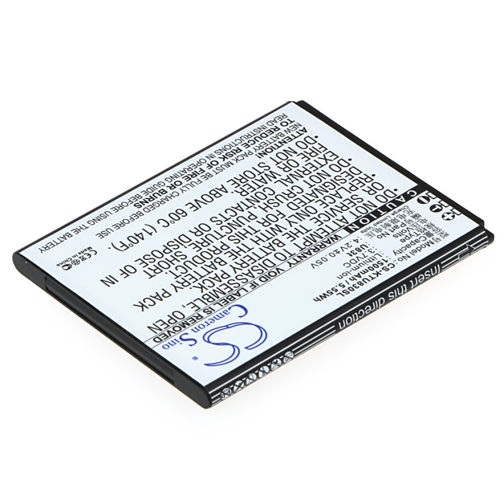 Mobiltelefonbatteri K-Touch CS-KTU830SL