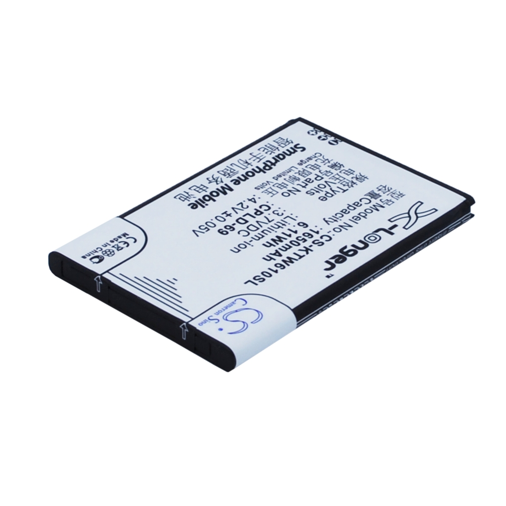 Batteri kompatibel med Coolpad K-Touch CS-KTW610SL