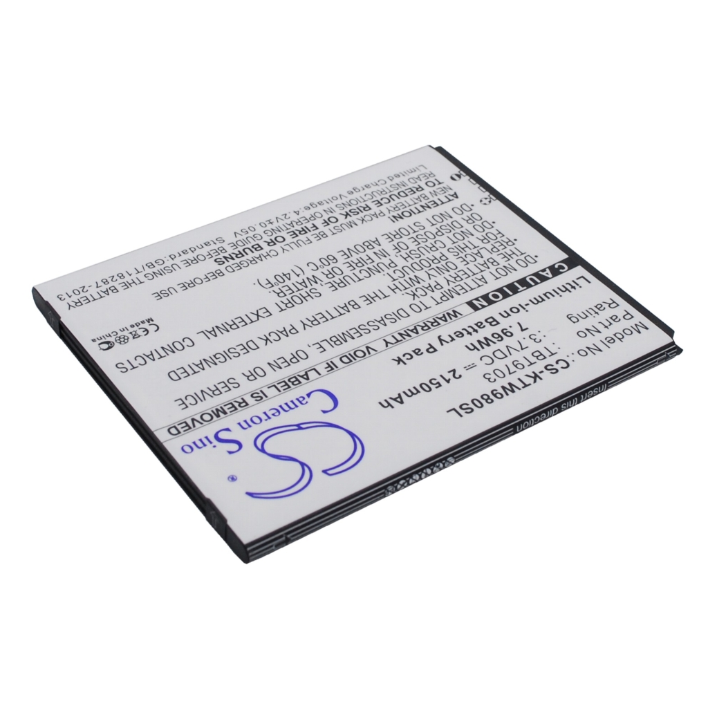 Mobiltelefonbatteri K-Touch CS-KTW980SL
