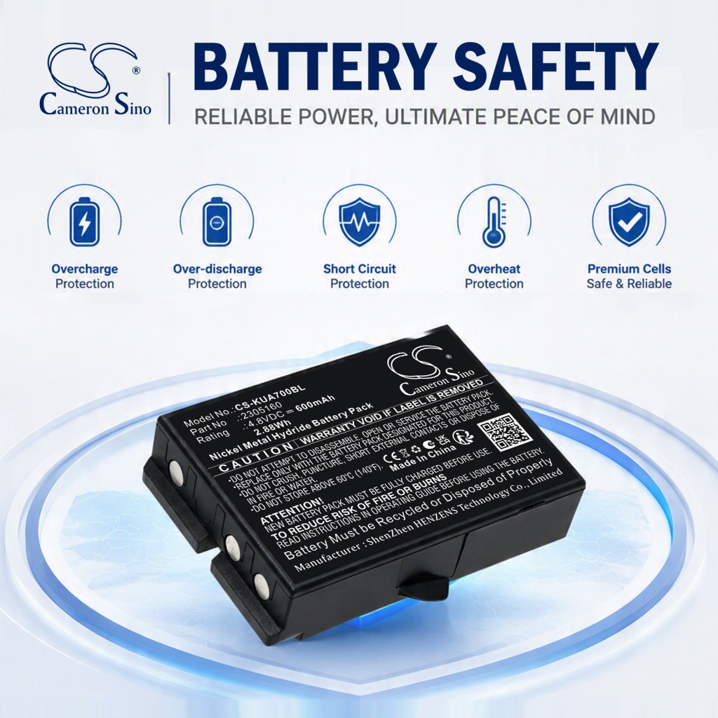 Batterier kompatibel med Ikusi TM70/iK2.13B JS JS3 LV CS-KUA700BL
