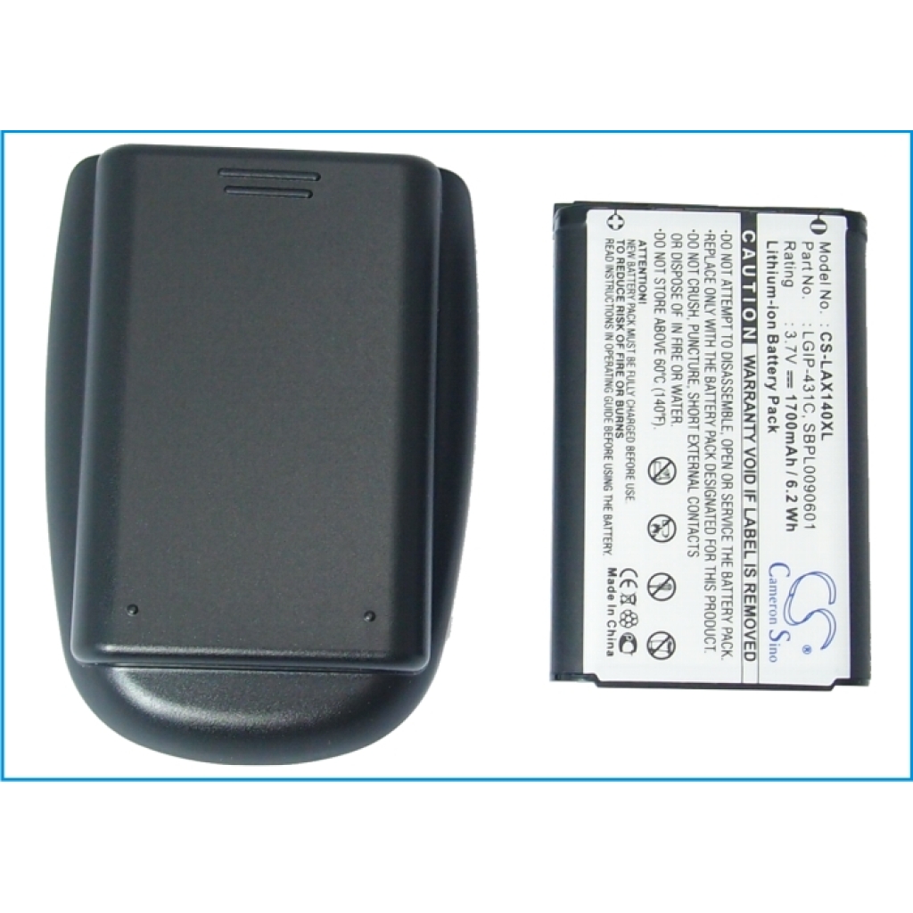 Batteri kompatibel med LG CS-LAX140XL