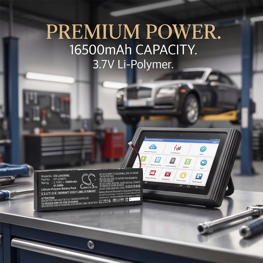 Batteri kompatibel med Launch CS-LAX300SL