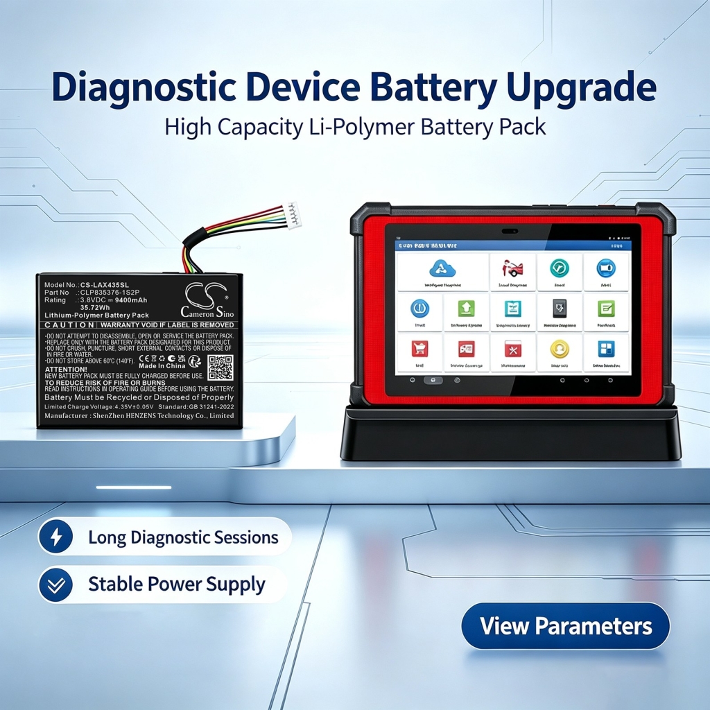 Batterier kompatibel med Launch X431 PAD V PAD V Elite Diagnostic Scan Tool PAD5 (BMM3) Automotive Diagnostic Scanner CS-LAX435SL