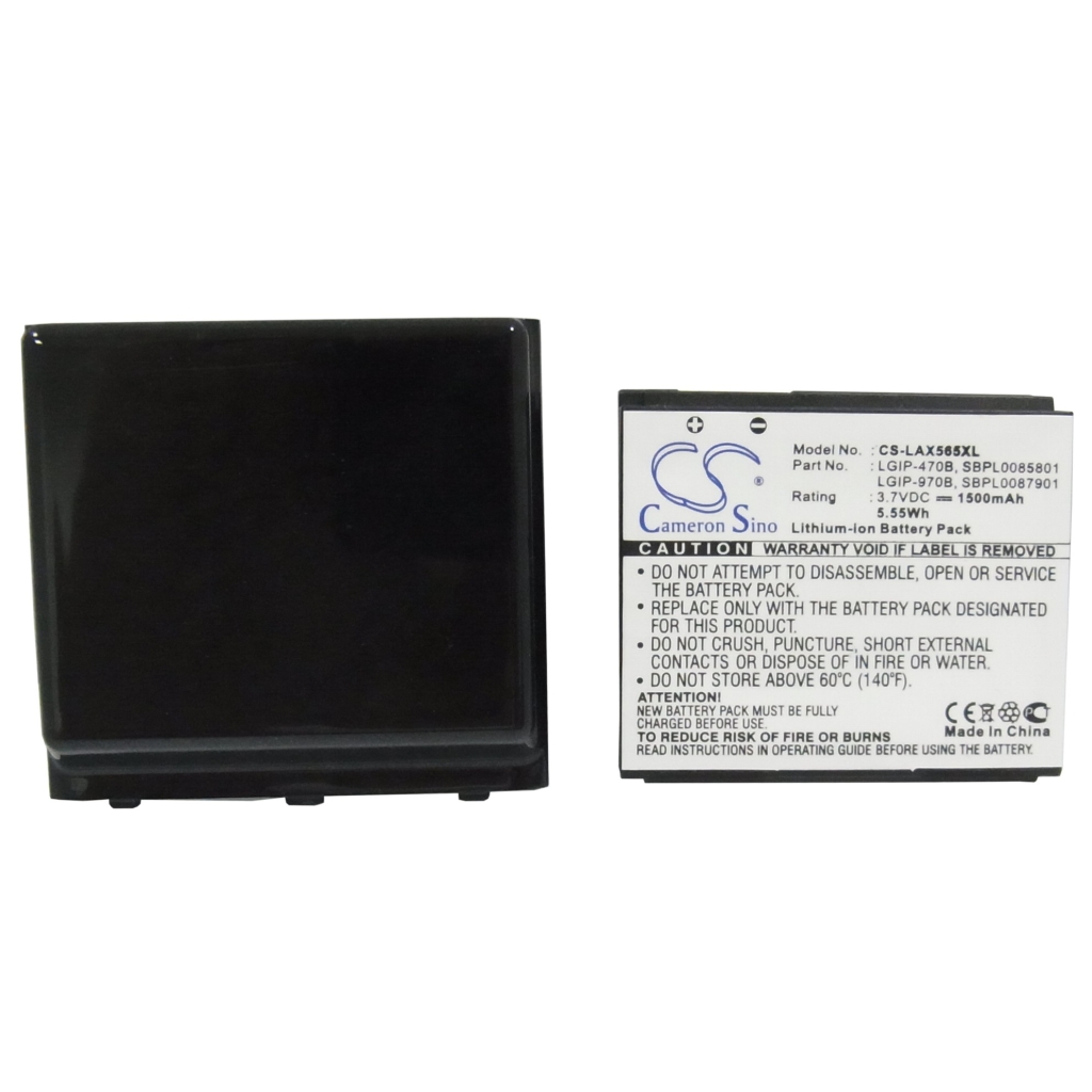 Batteri kompatibel med LG CS-LAX565XL