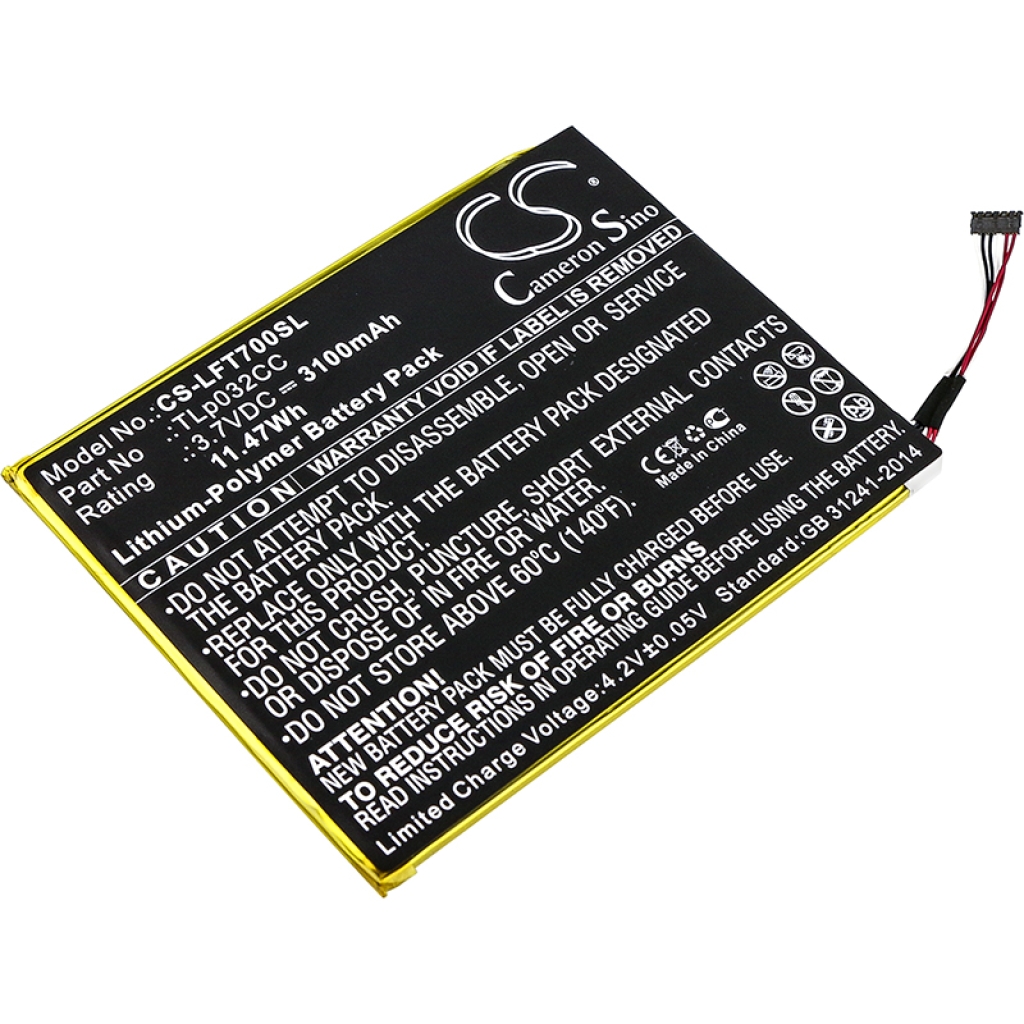 Tabletbatteri Alcatel CS-LFT700SL