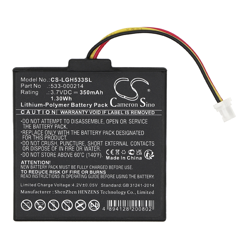 Trådløst headsetbatteri Logitech CS-LGH533SL