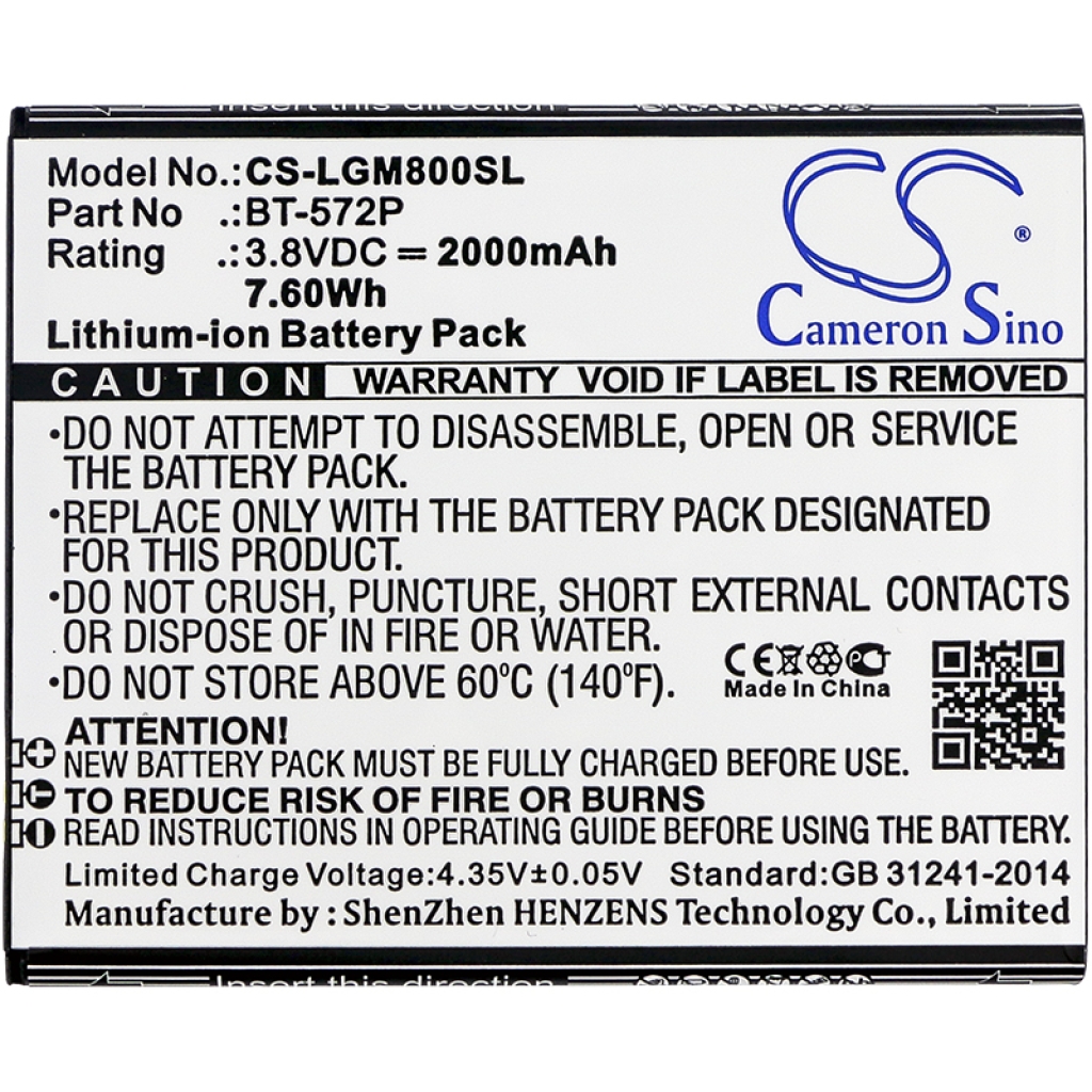 Mobiltelefonbatteri Leagoo CS-LGM800SL