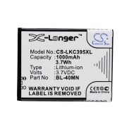 CS-LKC395XL<br />Batterier til  erstatter batteri BL-40MN