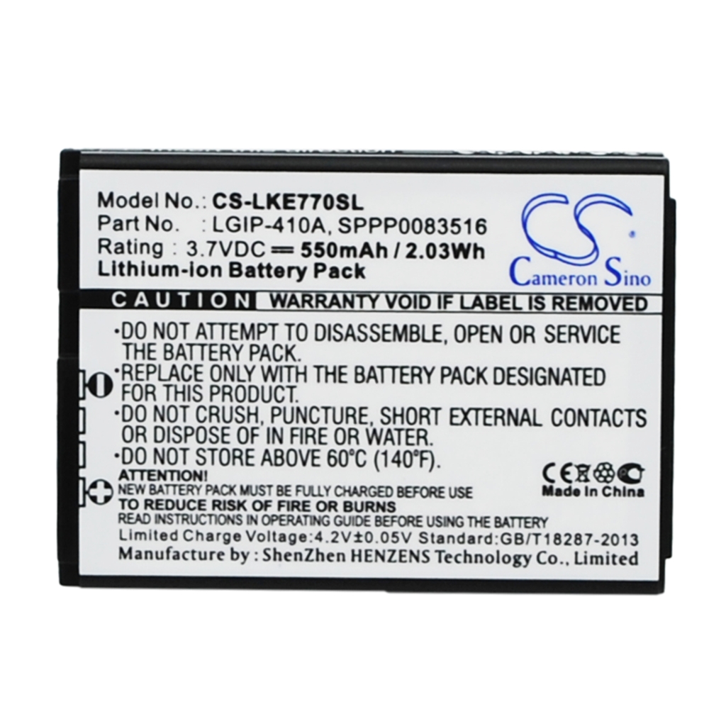 Mobile Phone Battery LG KF510