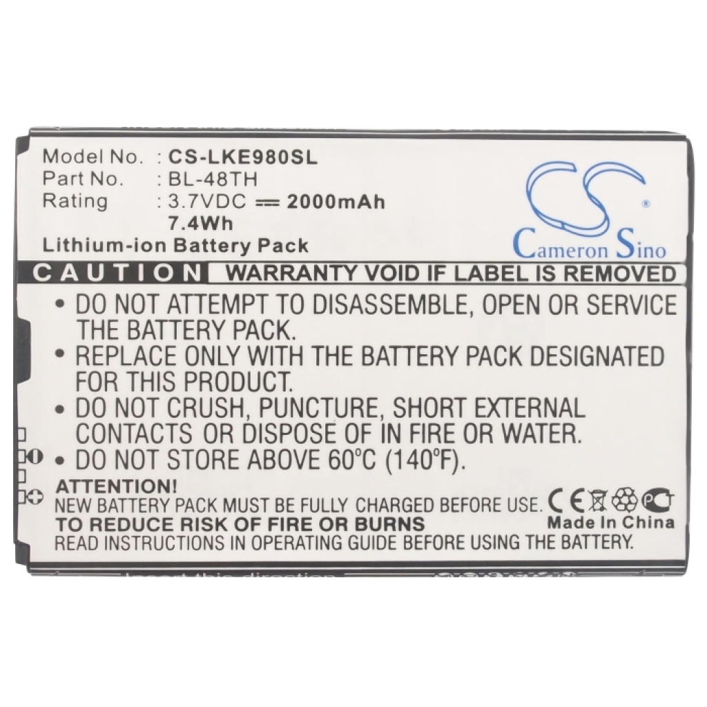 Batterier Erstatter EAC62058511 LLL