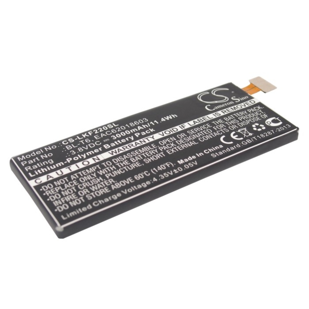 Mobiltelefonbatteri LG CS-LKF220SL