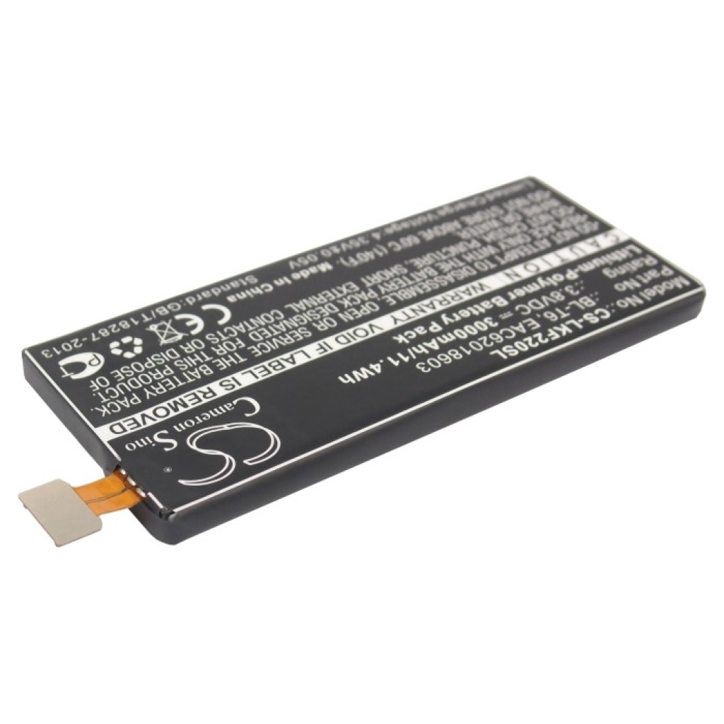 Mobiltelefonbatteri LG CS-LKF220SL