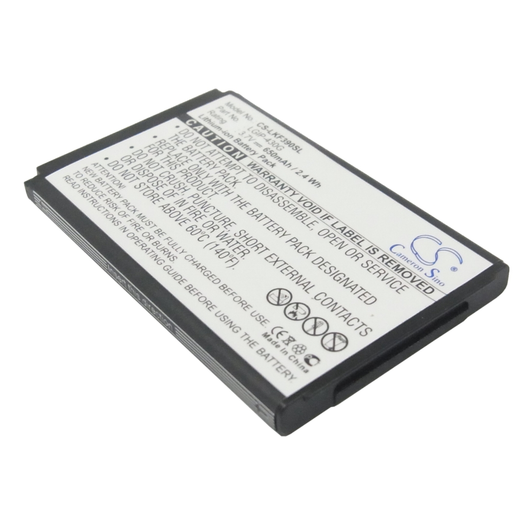 Mobiltelefonbatteri LG CS-LKF390SL