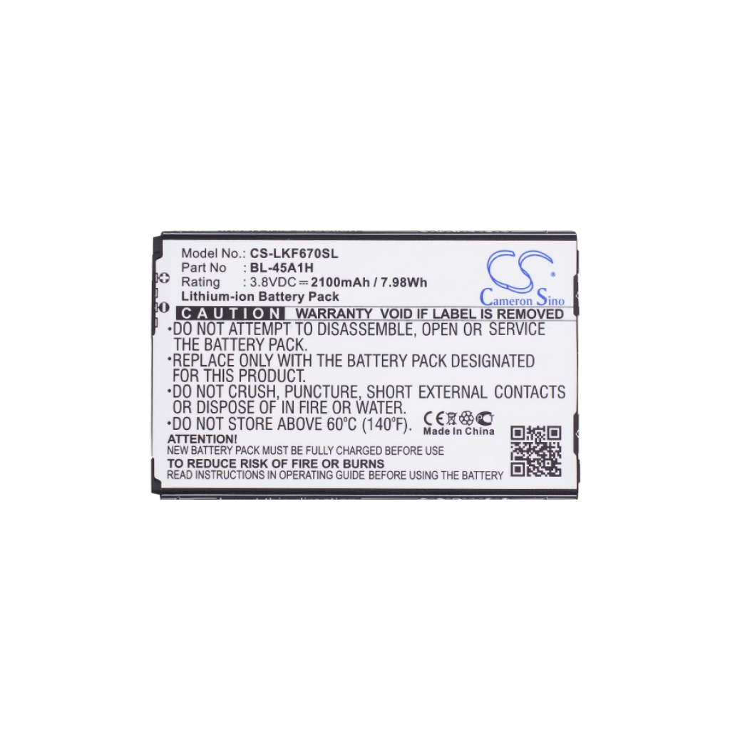 Mobiltelefonbatteri LG M2