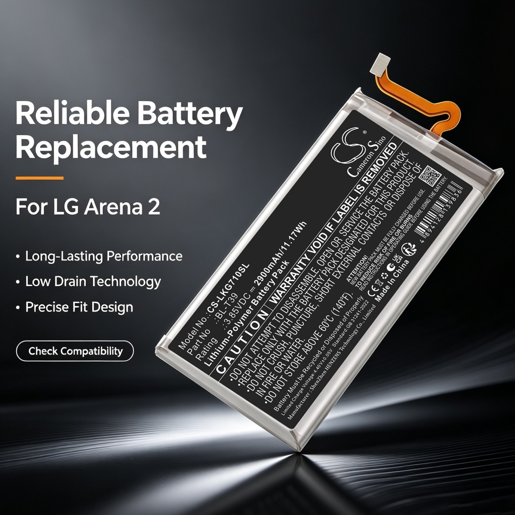 Batterier kompatibel med LG G7 Fit Plus ThinQ Plus ThinQ Dual SIM CS-LKG710SL