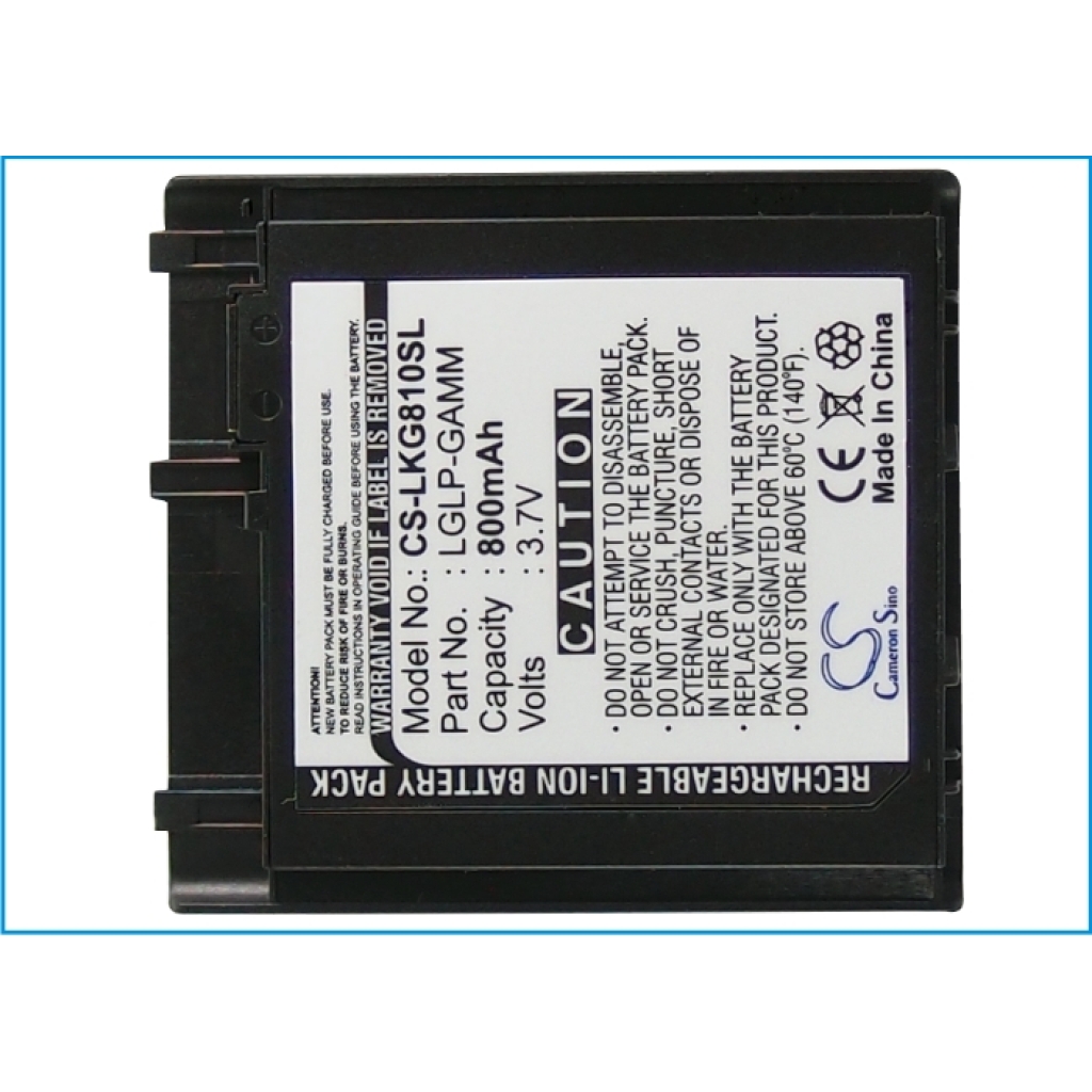 Mobiltelefonbatteri LG CS-LKG810SL