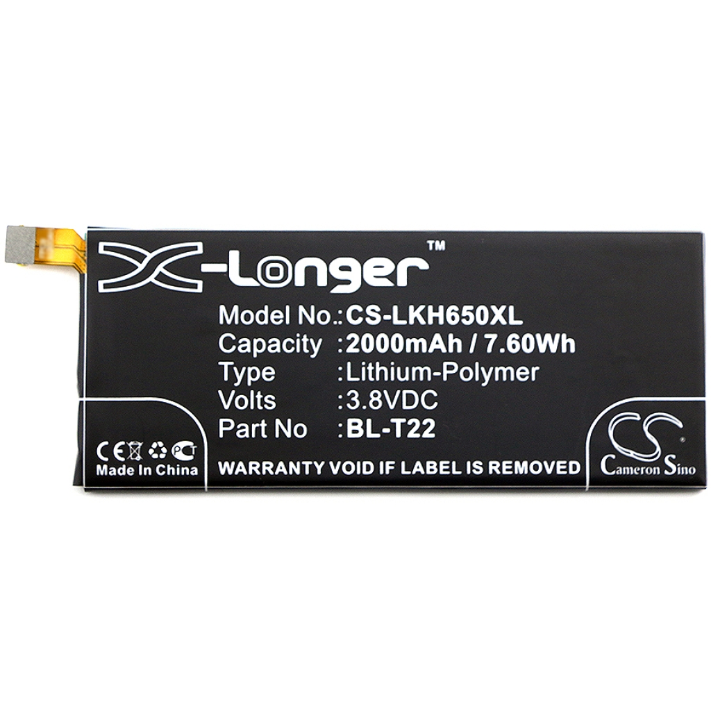 Mobiltelefonbatteri LG CS-LKH650XL