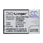 CS-LKH815XL<br />Batterier til  erstatter batteri EAC62858501