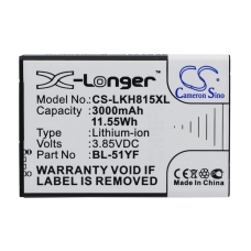 Kompatibel batteriudskiftning til LG BL-51YF,BL-51YH,EAC62858501