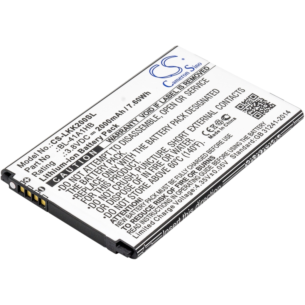 Mobiltelefonbatteri LG CS-LKK200SL
