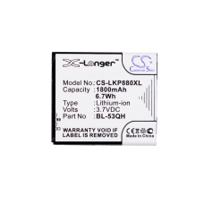 Kompatibel batteriudskiftning til MetroPCS BL-53QH,EAC61878603,EAC61878605,EAC61898401