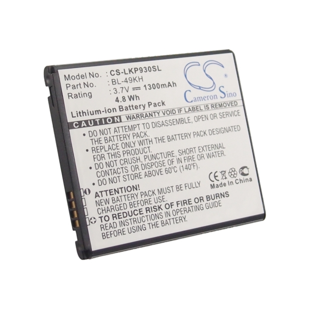 Mobiltelefonbatteri LG Spectrum