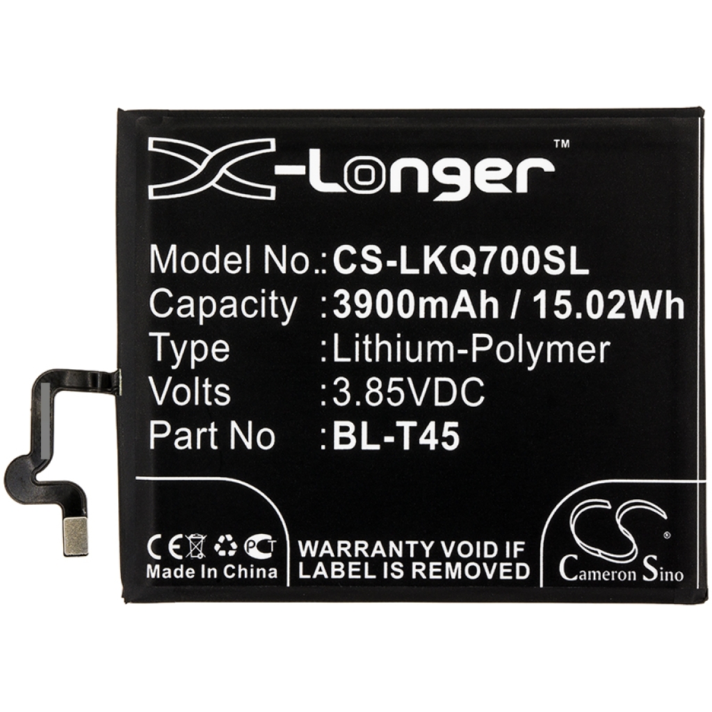 Mobiltelefonbatteri LG CS-LKQ700SL