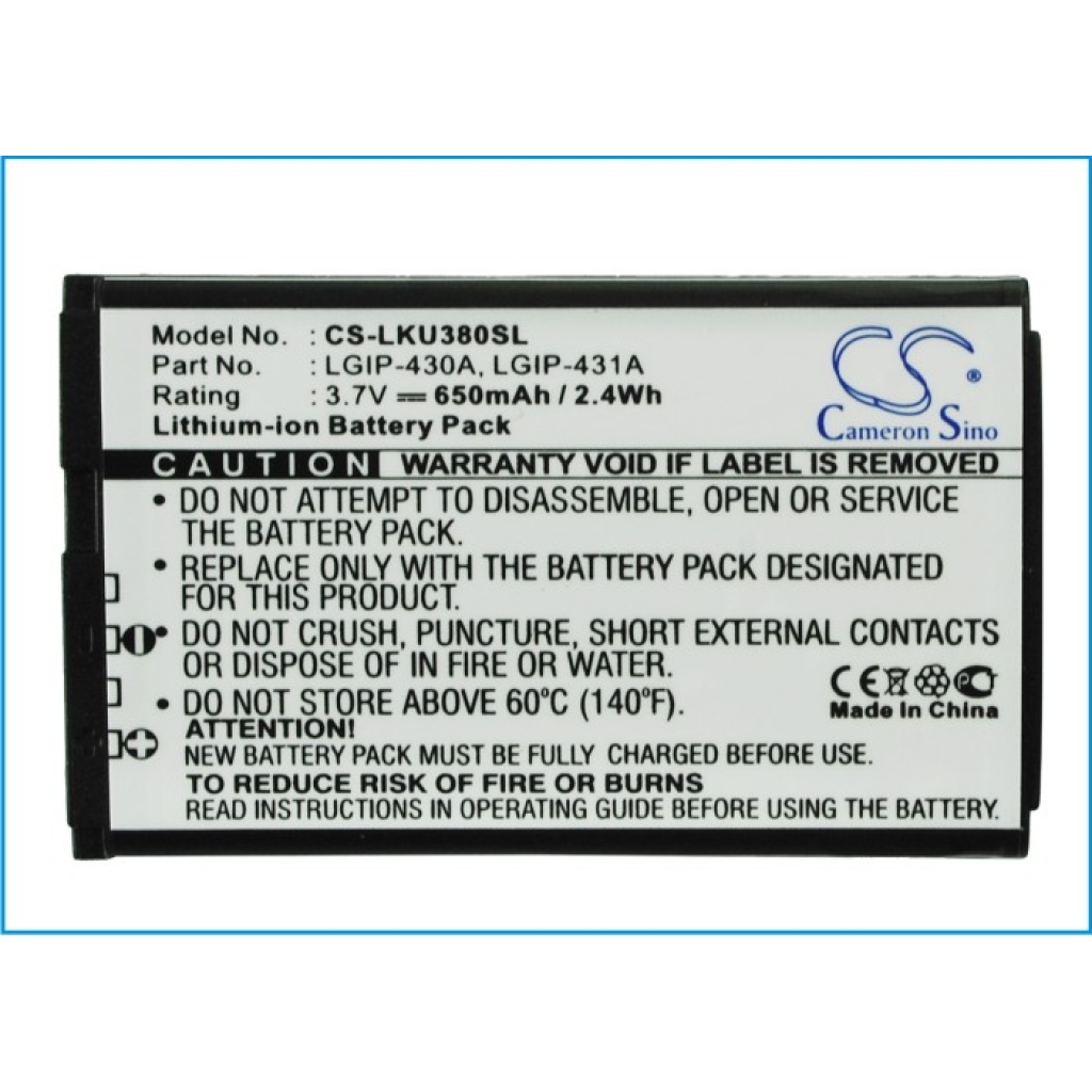Mobile Phone Battery LG Scorpius
