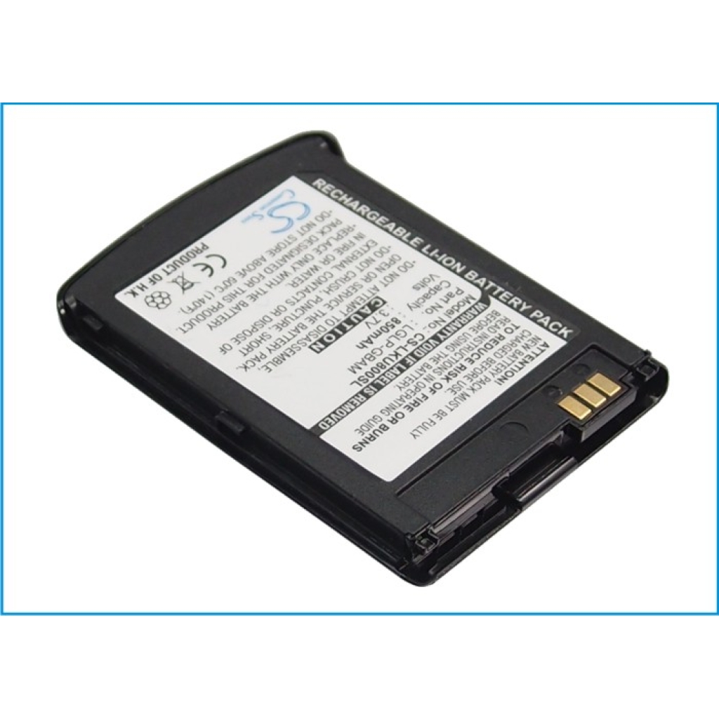 Mobiltelefonbatteri LG CS-LKU800SL