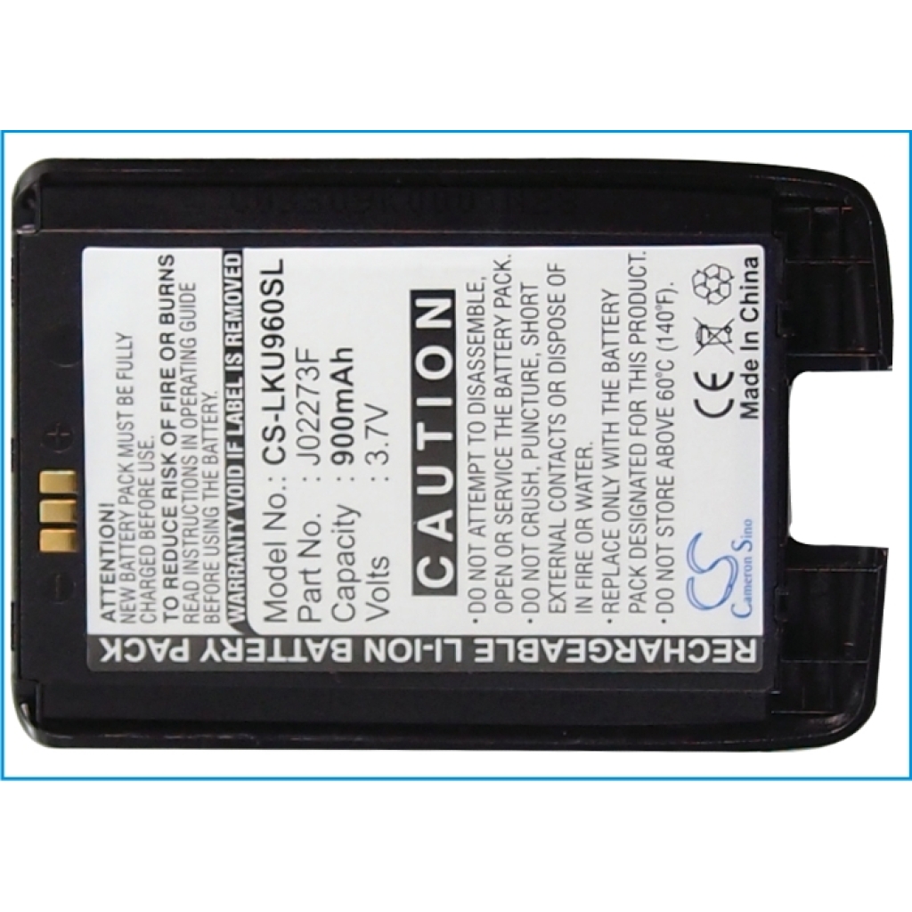Mobiltelefonbatteri LG CS-LKU960SL