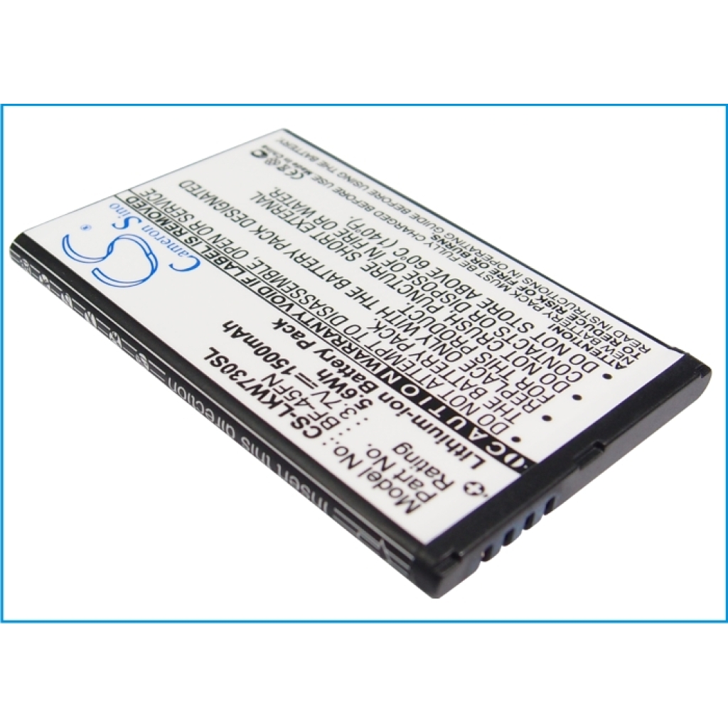 Mobiltelefonbatteri LG CS-LKW730SL