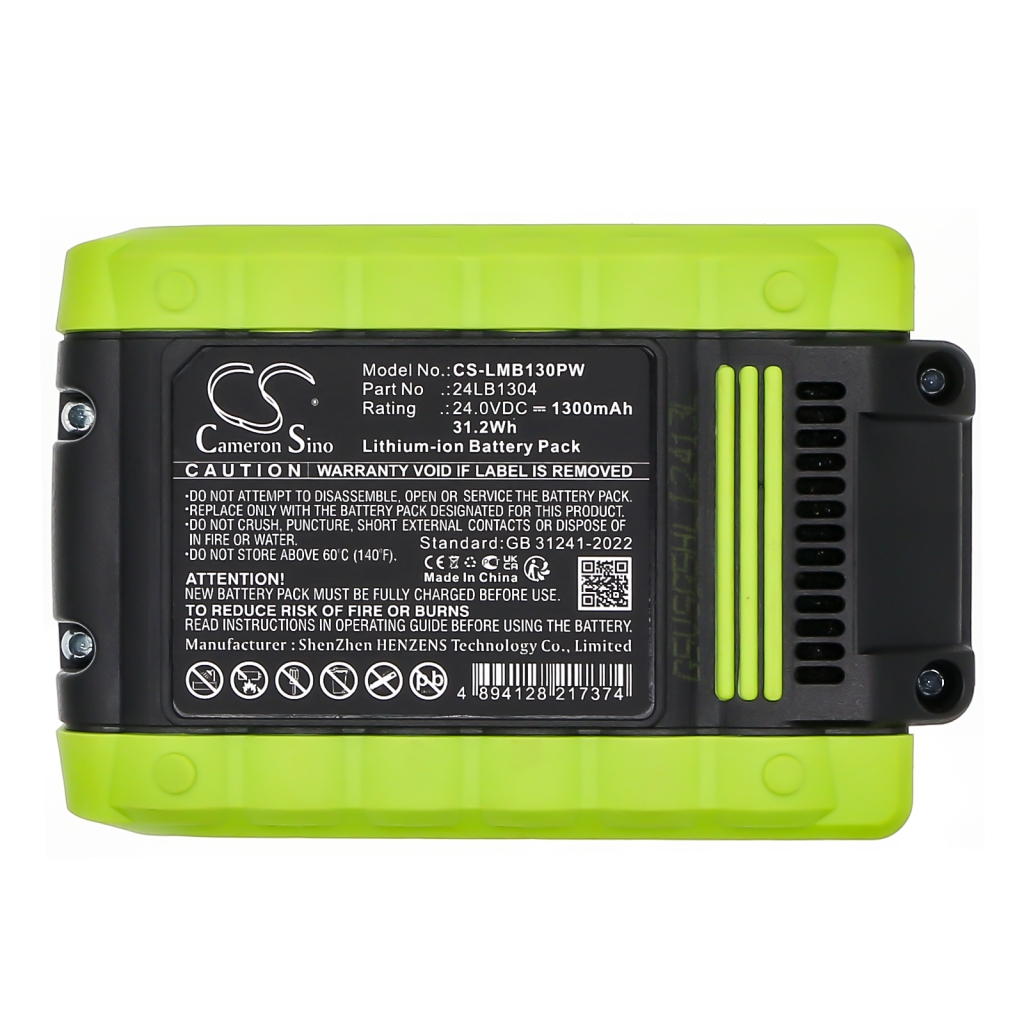 Power Tools Battery Lawnmaster CS-LMB130PW