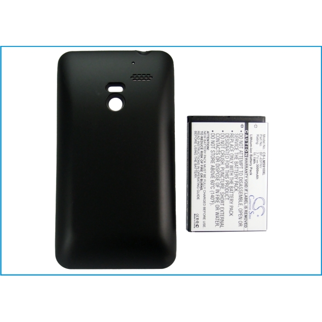Batteri kompatibel med LG Verizon CS-LMS910XL