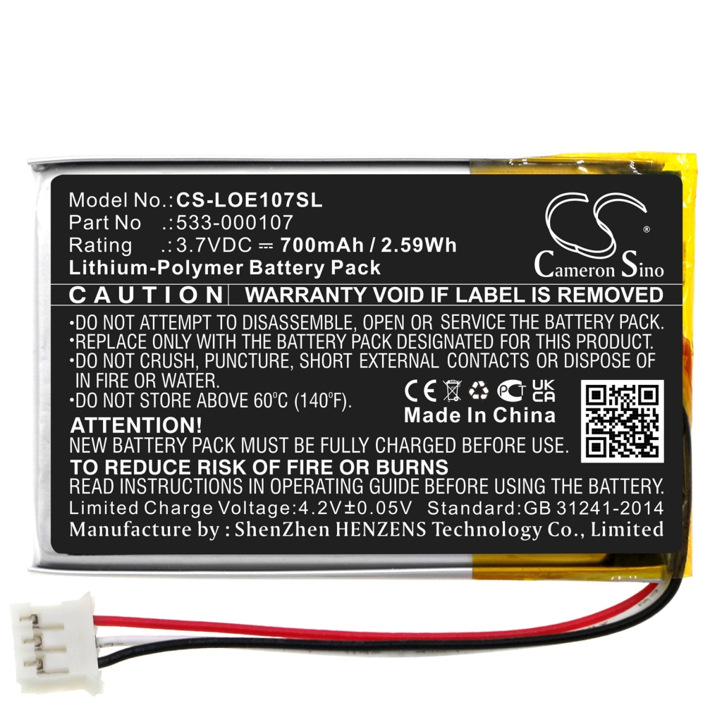 Højttalerbatteri Logitech CS-LOE107SL