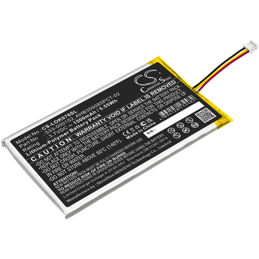 Tastaturbatteri Logitech CS-LOK076SL