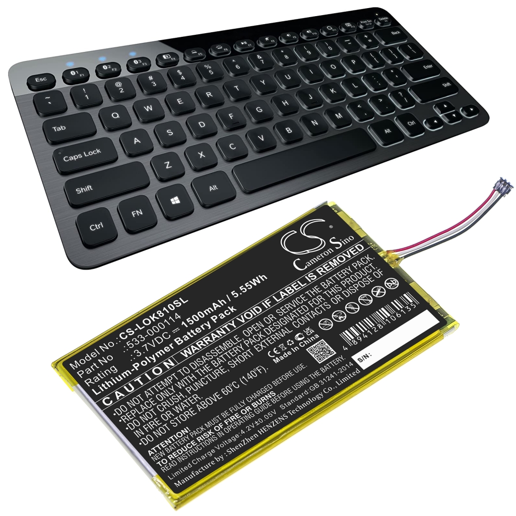 Tastaturbatteri Logitech CS-LOK810SL