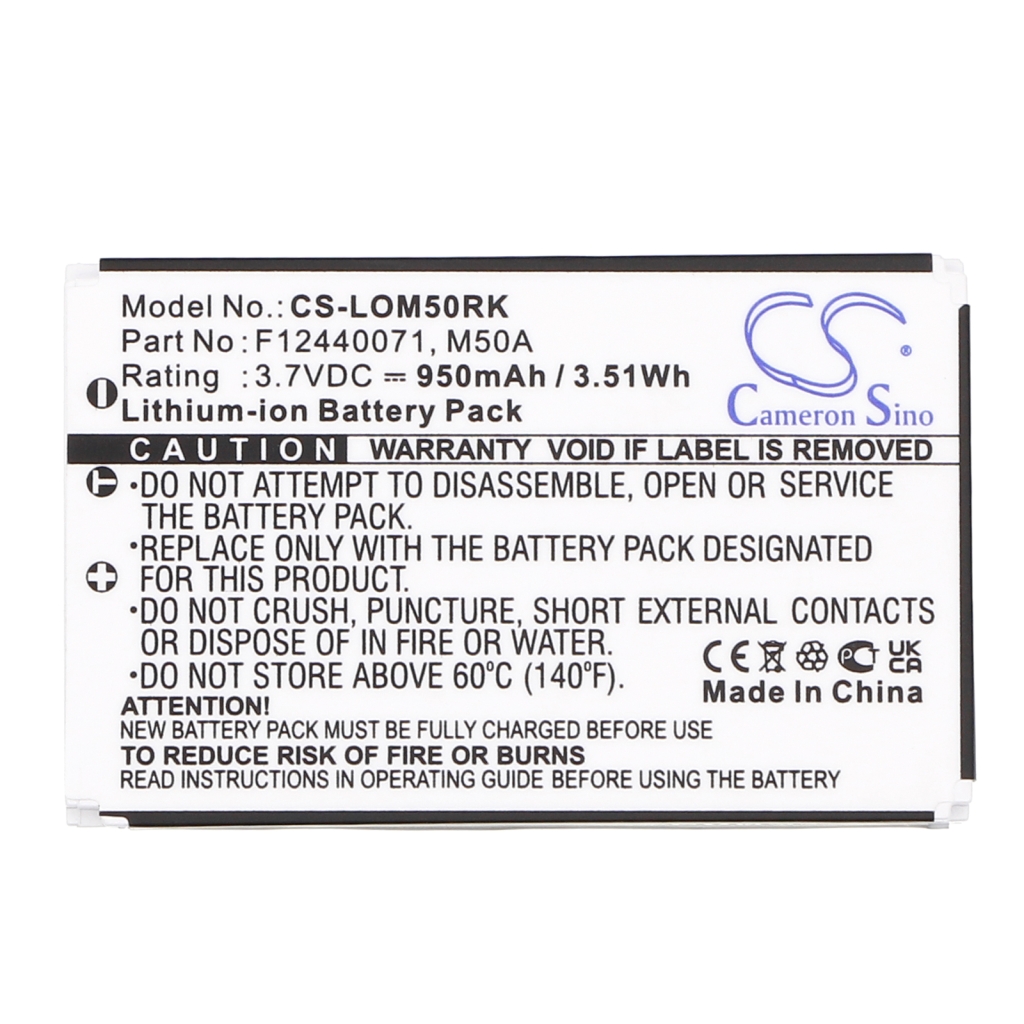 Batterier Erstatter M50A