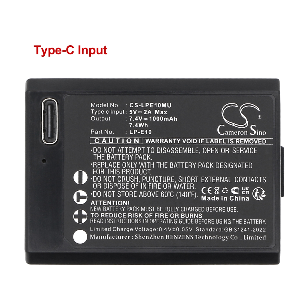 Camera Battery Canon EOS Rebel T6