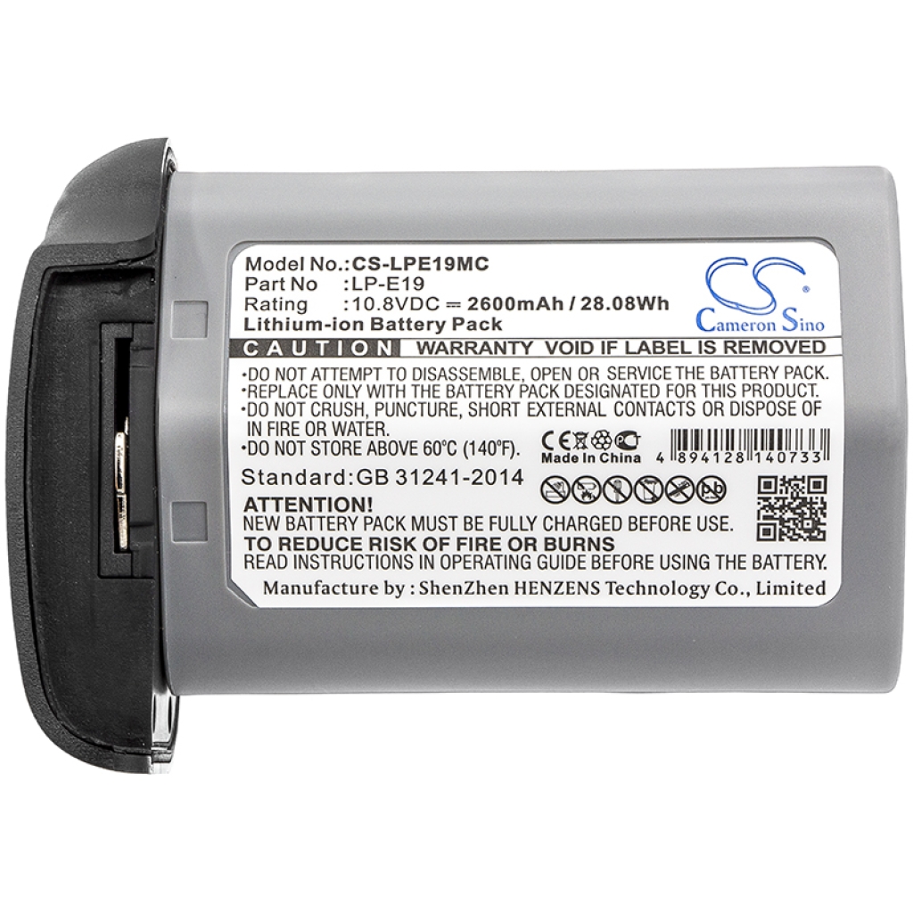 Kamerabatteri Canon CS-LPE19MC