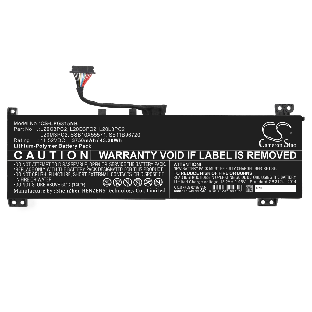 Notebookbatteri Lenovo CS-LPG315NB