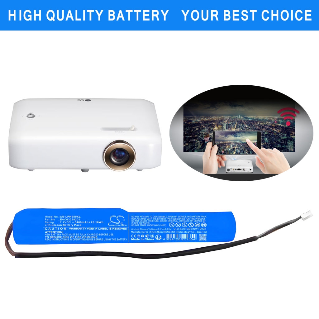 Projector Battery Lg PH550
